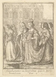 Kaiserin, aus dem Totentanz, 1651