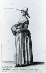 Englische Landfrau