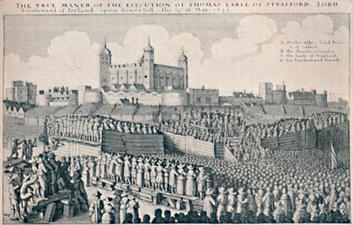 Hinrichtung des Earl of Strafford, ca. 1641, 1903
