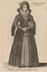 Mulier Generosa Hispanica, 1644