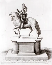 Die Statue von König Karl I. am Charing Cross