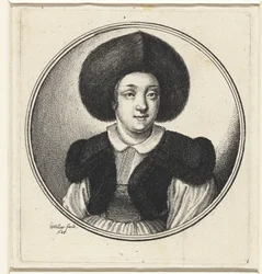 Frau mit Pelzmütze