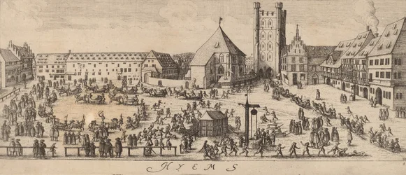 Winter: Der Paradeplatz