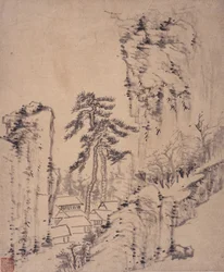Album mit Landschaftsgemälden