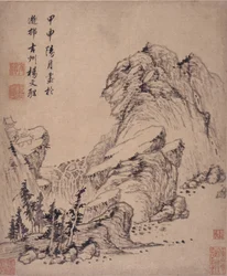 Album mit Landschaftsgemälden