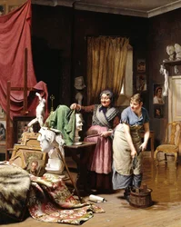 Im Atelier, 1882