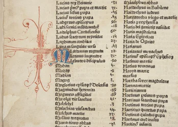 Fol 6 verso, Detail, Fasciculus Temporum