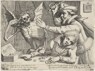 Junges Paar und der Tod