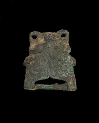 Ornament: groteske Tiermaske (Bronze)