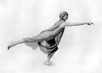 Barfüßiger Tanz im griechischen Stil, ca. 1913
