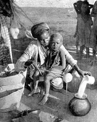 Sammeln von Myrrhe und Weihrauch, Somalia, Afrika, 1936
