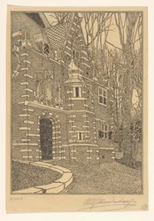 Südportal der Grote oder Sint-Nicolaaskerk in Edam