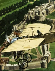 Erster Luftpostdienst Großbritanniens