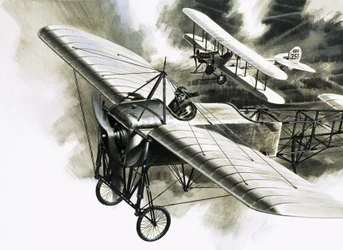 Der erste Aufklärungsflug des RFC