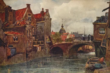 Ein alter niederländischer Wasserweg, ca. 1915