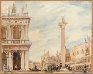 Die Piazzetta, Venedig