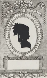 Silhouette von Gräfin Lodroni, 1784-1834