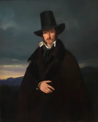 Porträt des deutschen Malers Wilhelm von Kaulbach