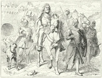 Heinrich der Löwe, Herzog von Sachsen, vor Bardowiek