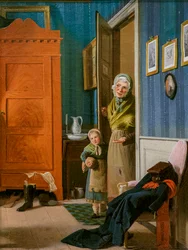 Der Besuch der Bettlerin und ihres Kindes