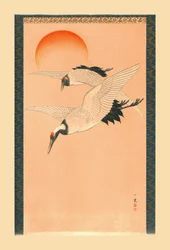 Kraniche, um 1840, 1886