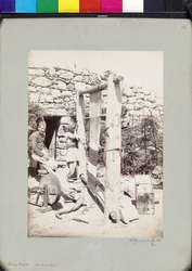 Webstuhl in Knidos am Kap Krio