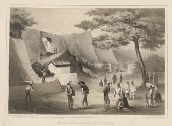 Altes Schloss von Na-Ga-Cus-Ko, Lew Chew, 1855