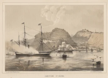 Jamestown, St. Helena, 1855