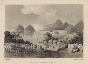 Simoda vom amerikanischen Friedhof, 1885