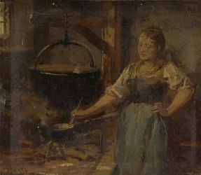 Bäuerliches Interieur