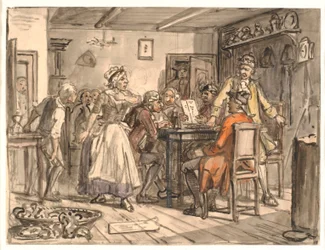"Collegium politicum". (Der politische Kandestøber)