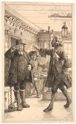 Erasmus Montanus beweist, dass Per Degn ein Hahn ist