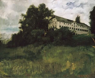 Klostergebäude auf der Herreninsel im Chiemsee