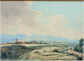 Blick auf Weilheim