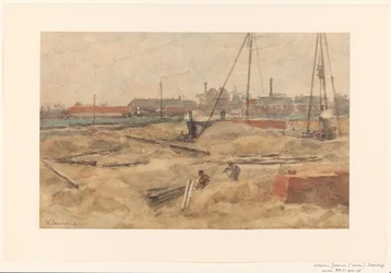 Baustelle beim Wilhelmina Gasthuis