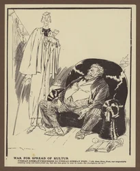 Krieg zur Verbreitung der Kultur (Lithographie)