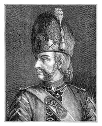 Mütze der Schweizer Garde, 1885