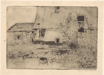 Fuß einer Mühle in Voorburg