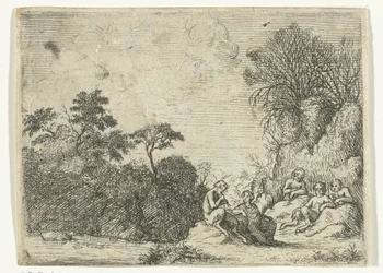 Flötenspielender Satyr