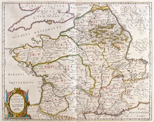 Länder des alten Frankreichs, in 