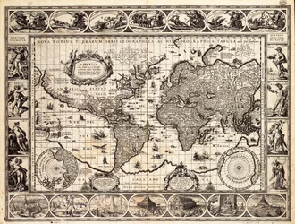 Mercator-Weltkarte