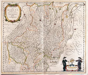 Modena, Reggio Emilia, Carpi, Endteil von Garfagnana, Italien, in 