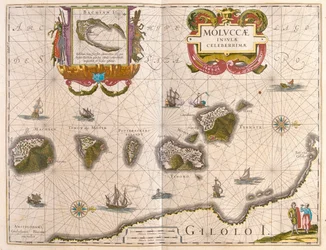 Gewürzinseln und Insel Bachian (Batjan), in 