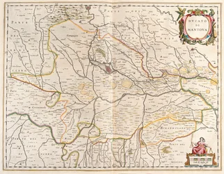 Stadt Mantua, Italien in 