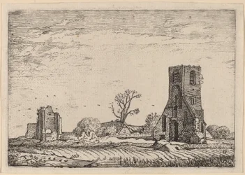 Ruinen einer Kirche (Kapelle von Eykenduynen bei Den Haag)