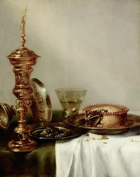 Gedeckter Tisch, 1634