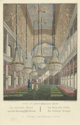 Innenansicht des Königlichen Palastes Amsterdam