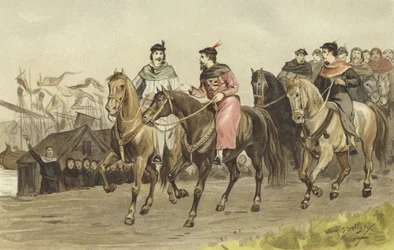 Floris V., Graf von Holland, und Gijsbrecht IV. von Amstel, 26. Juli 1274