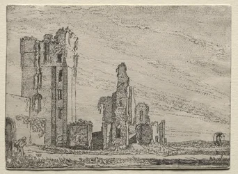 Ruinen der Burg Huys Te Kleef bei Haarlem