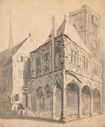 Die Gerichtsstube des alten Amsterdamer Rathauses